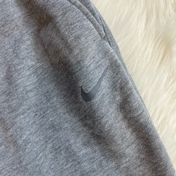 Nike Dri Fit Womens Sweatpants Gray Heathered Mid Rise Pockets Pull Ons S - Picture 3 of 7